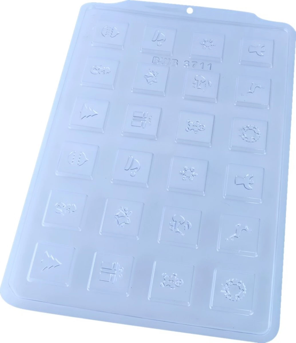 BWB vierkante kerst chocolaatjes