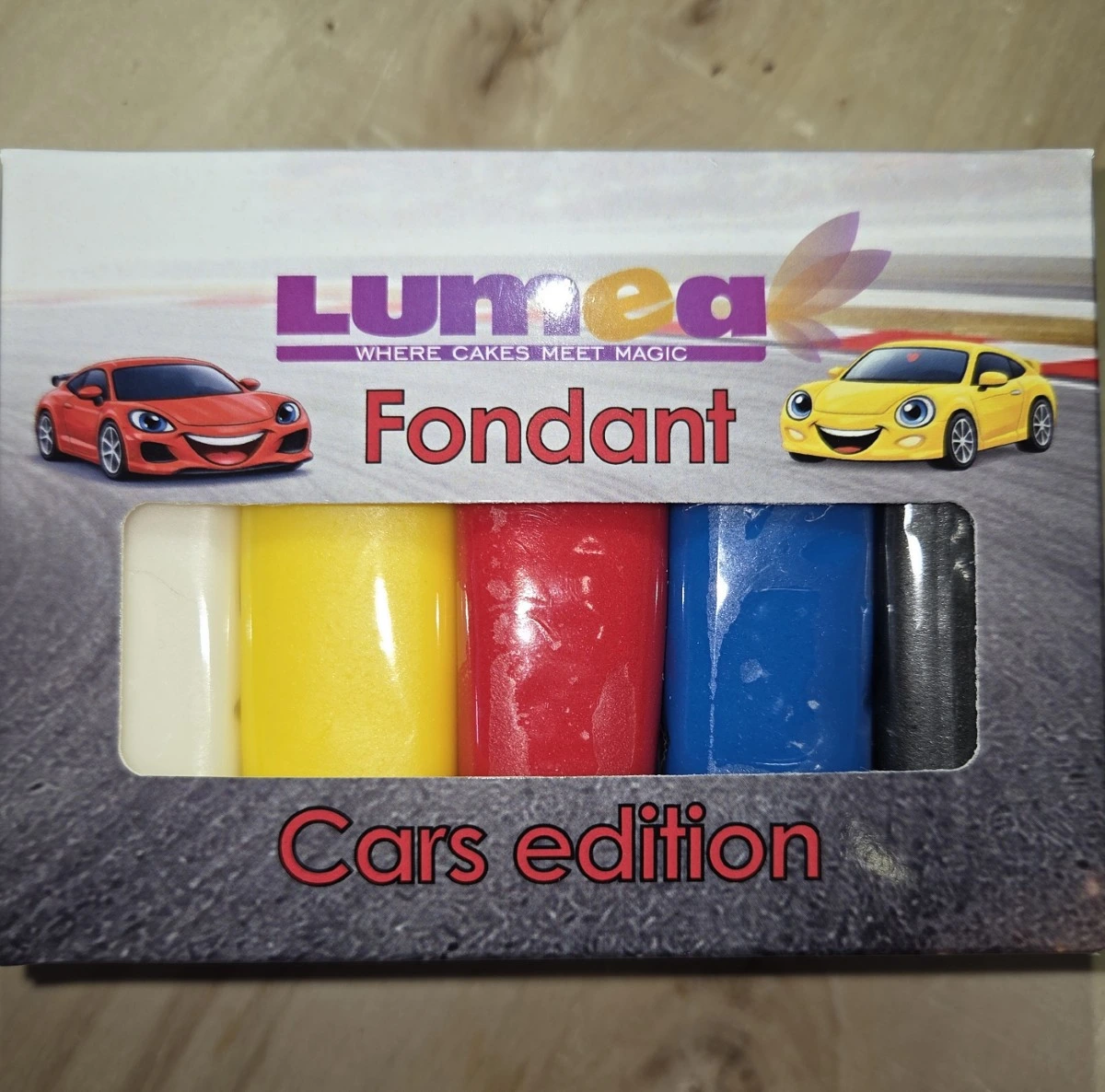 Lumea fondant pakket Cars 5x 100 gram