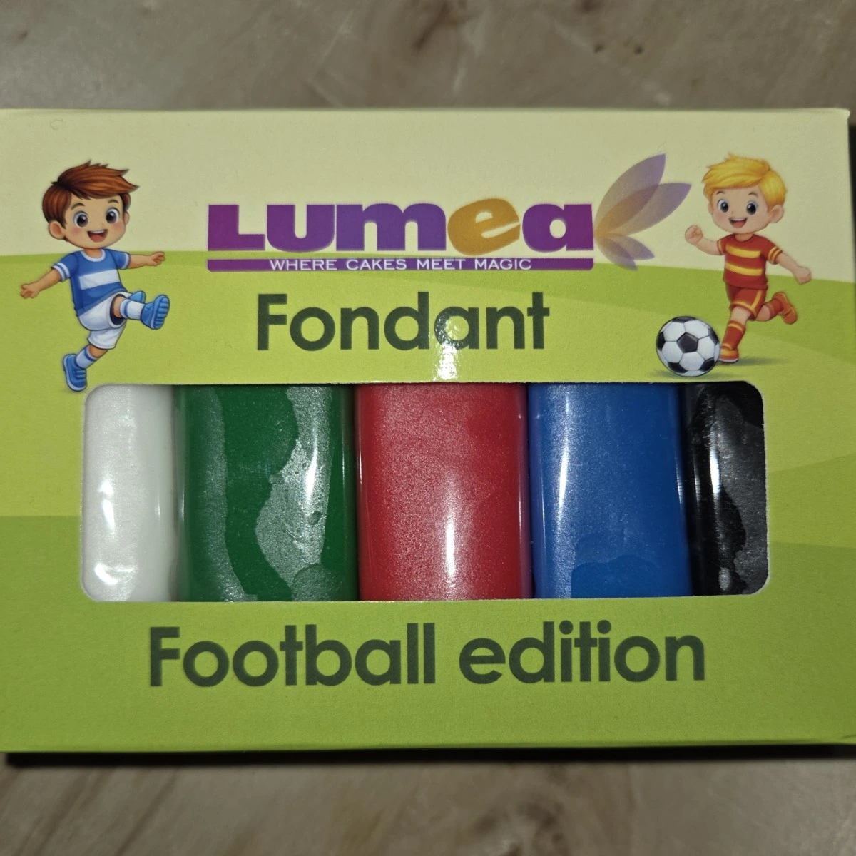 Lumea fondant pakket Football 5x 100 gram