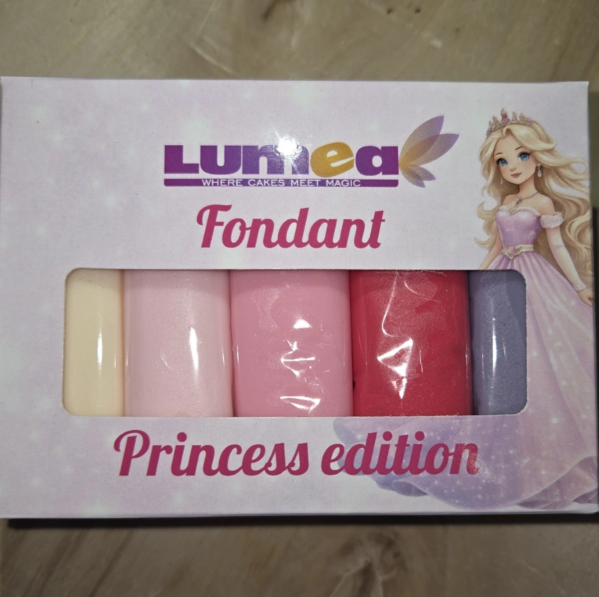 Lumea fondant pakket Princess 5x 100 gram
